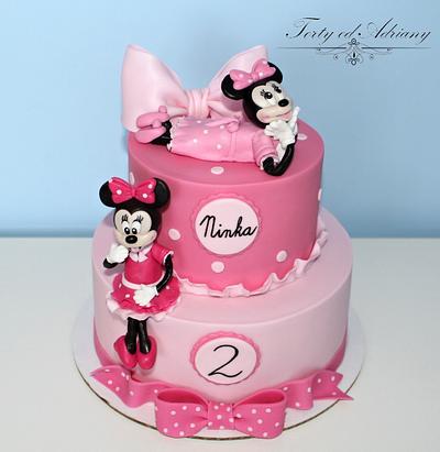 Minnie mouse for Ninka - Cake by Adriana12