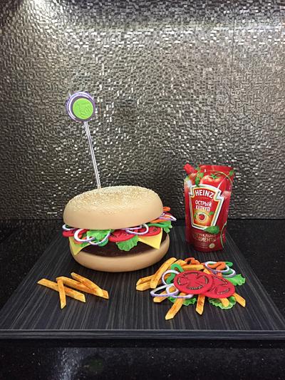 Sweet Burger - Cake by Lily Vanilly