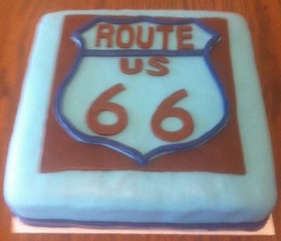 Route 66 Cake - Cake by StephS