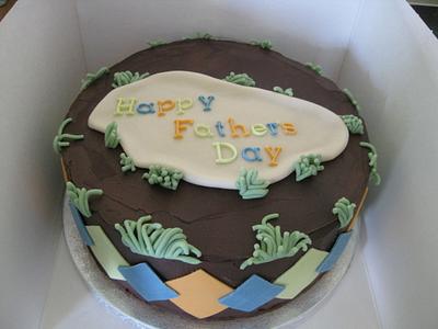 Fathers Day Cake - Cake by Combe Cakes