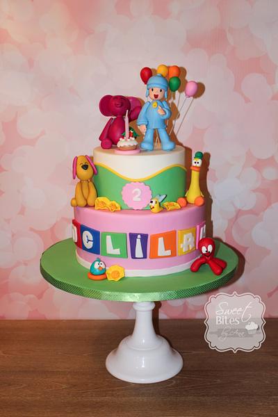 Pocoyo themed girl birthday cake - Cake by Sweet Bites by Ana