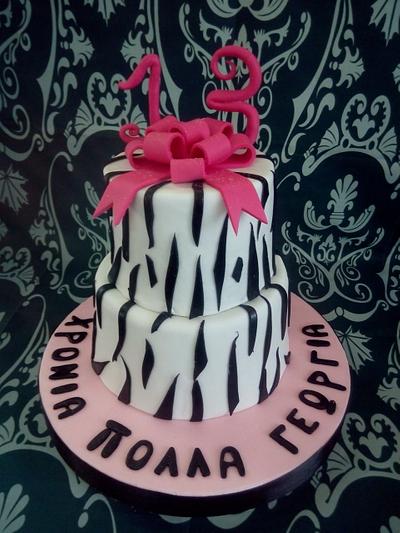 Zebra Cake - Cake by SKF