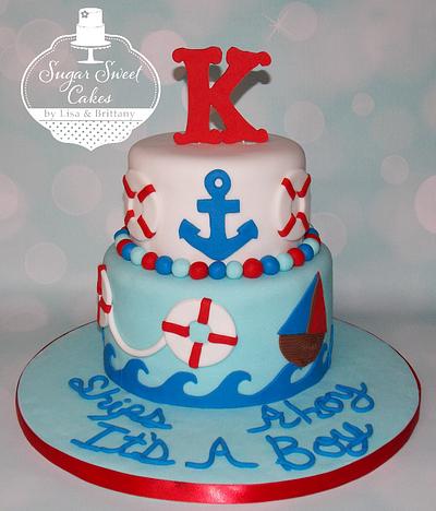 Ships Ahoy, it's a boy! - Cake by Sugar Sweet Cakes