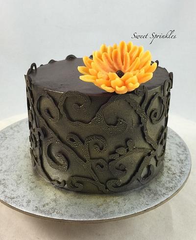 Chocolate Collar - Cake by Deepa Pathmanathan
