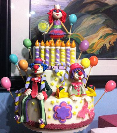 Clown Cake - Cake by Tracy Farquhar 