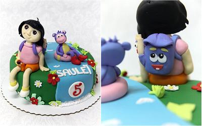 Dora cake - Cake by Lina