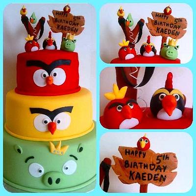Angry Birds - Cake by Easy Party's