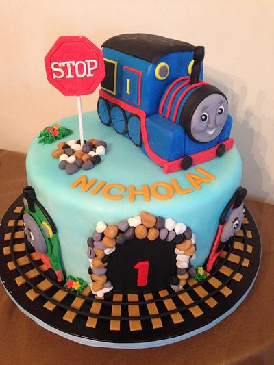 Thomas the train - Cake by leolay