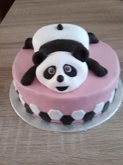 Crushed panda bear.... - Cake by Petra