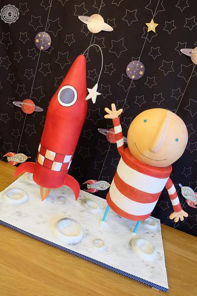 Oliver Jeffers' 'How To Catch A Star' cake - Cake by Little Button Bakery