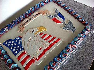 Eagle Scout Cake - Cake by GrandmaTilliesBakery