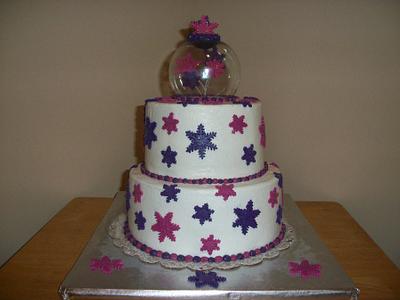 Snowglobe Cake - Cake by Tracy's Custom Cakery LLC