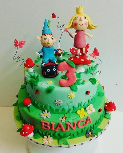 ben and holly  - Cake by Yummy Cake Shop