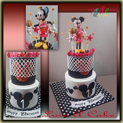 All-star Mickey-themed Birthday Cake - Cake by genzLoveACake