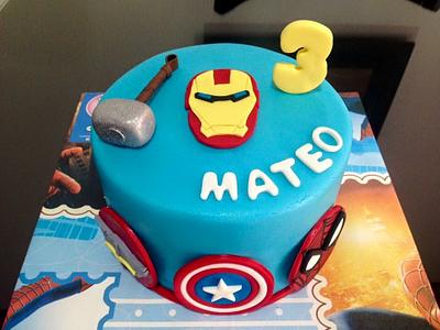 Avengers Birthday - Cake by N&N Cakes (Rodette De La O)