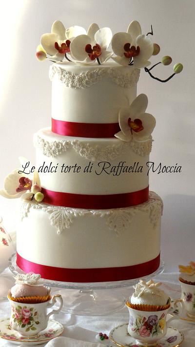Candid orchids cake - Cake by raffaella moccia
