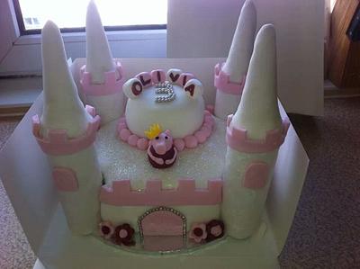 peppa in her castle - Cake by xamiex