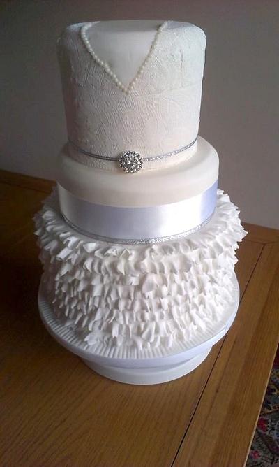 Wedding dress cake - Cake by Moore Than Cakes