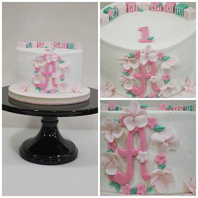 Alejandra's 1st birthday  - Cake by Ponona Cakes - Elena Ballesteros