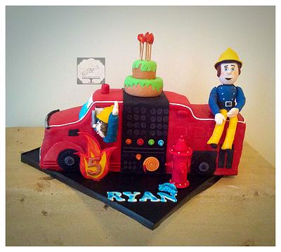 Fireman Sam! - Cake by Sugar coated by Nehha