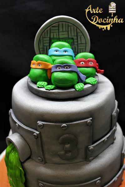 Bolo Tartarugas Ninja - Cake by VeraMoreira