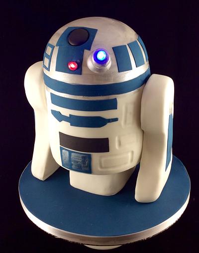 R2D2 - Cake by Fondant Fantasies of Malvern