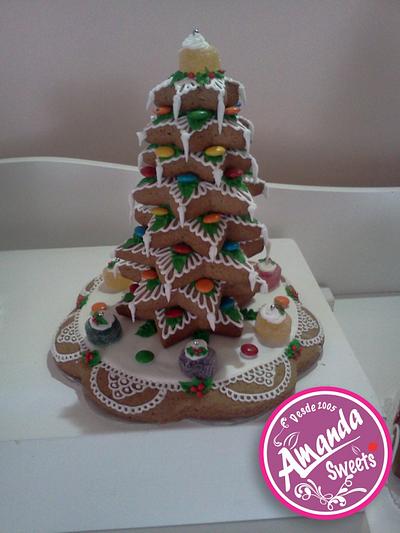 gingerbread tree - Cake by amandasweetChile