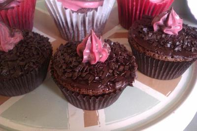 triple chocolate fudge cupcake - Cake by Michelle
