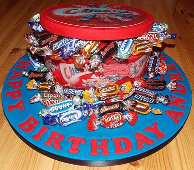 Celebrations tub - Cake by kerrycakesnewcastle