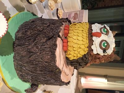 Owl on a Stump - Cake by Liz Kraatz