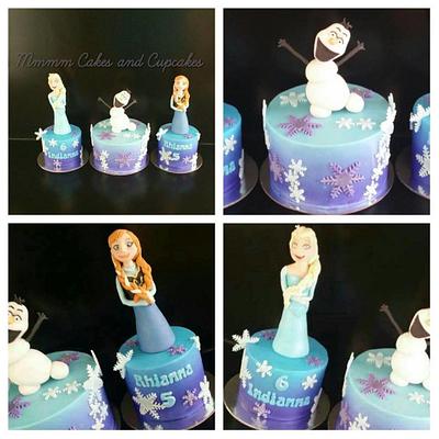 Frozen Trio! - Cake by Mmmm cakes and cupcakes