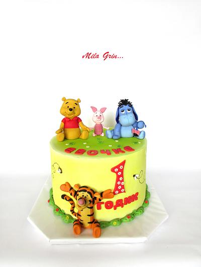 Winnie  the pooh and friends  - Cake by Mila