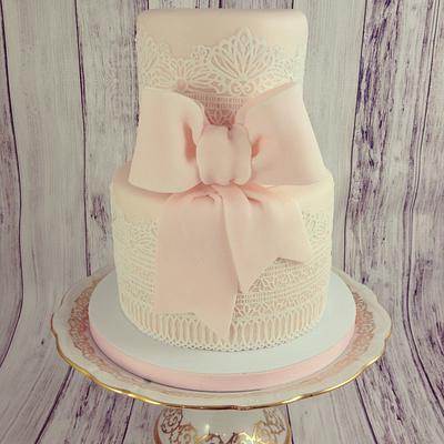 Blush Lace - Cake by sweetonyou
