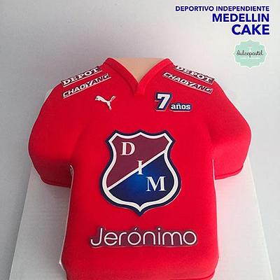 Torta Deportivo Medellín - Cake by Dulcepastel.com