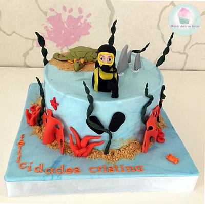 under the sea - Cake by Jessica