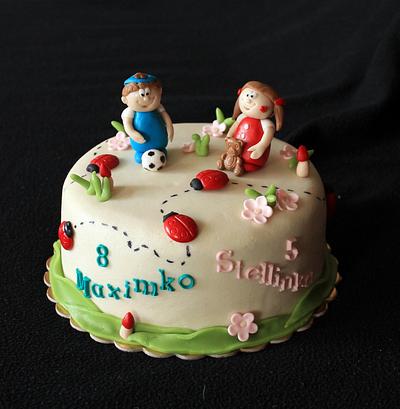 boy and girl - Cake by Anka