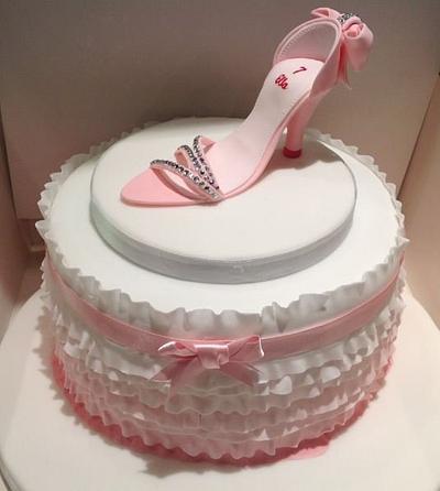 Pink Shoe Cake - Cake by Tracy's Cake Chic