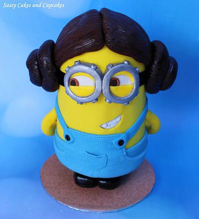 If Princess Leia was a Minion - Cake by Sassy Cakes and Cupcakes (Anna)