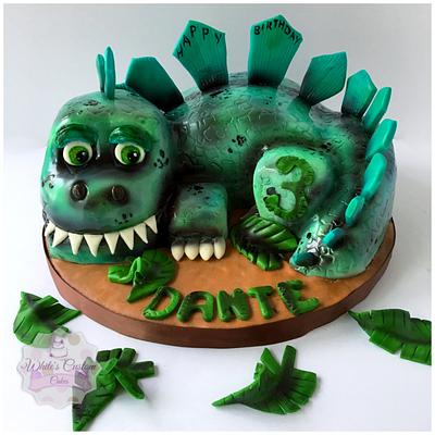 Dinosaur  - Cake by Sabrina - White's Custom Cakes 