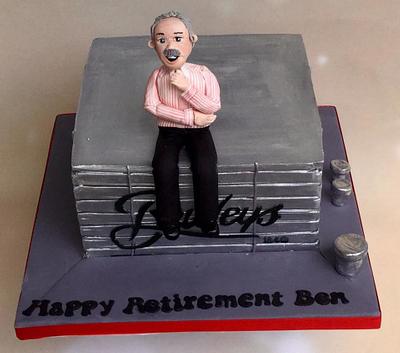 Ben - Retirement Cake - Cake by Niamh Geraghty, Perfectionist Confectionist