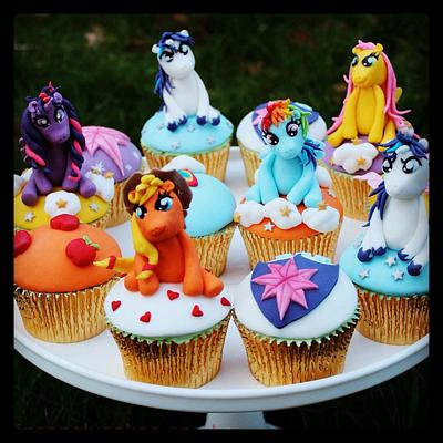 My Little Pony Cupcake Magic! - Cake by InsanelyCakes