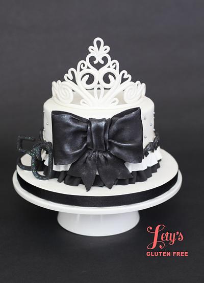 Glam and Glitzy 50th Birthday Cake - Cake by Lety's Gluten Free