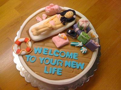 Welcome to your new life - Cake by Nadia Damigou