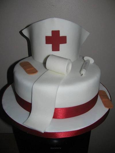 Nurse retirement cake - Cake by HeatherBlossomCakes