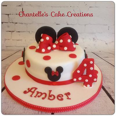 Minnie Mouse Double Trouble - Cake by Chantelle's Cake Creations
