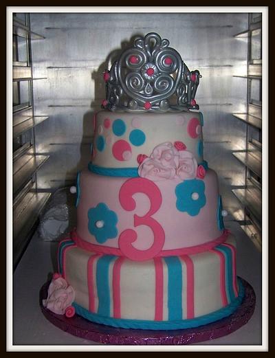 princess cake - Cake by SassyCakesandMore