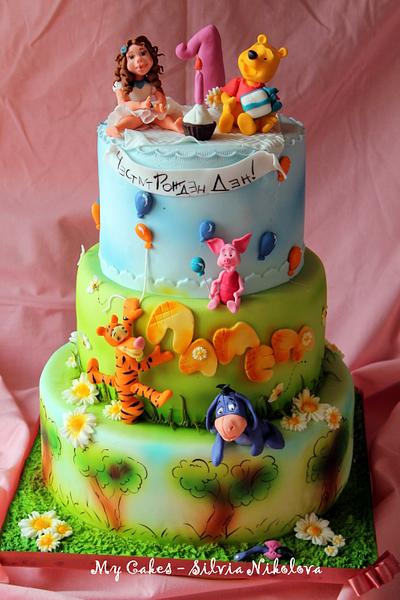 Pooh and Friends Birthday Party Cake - Cake by marulka_s