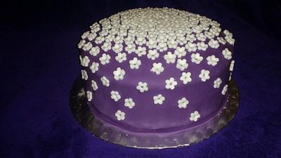 Cascading Flower Cake - Cake by bakedwithloveonline