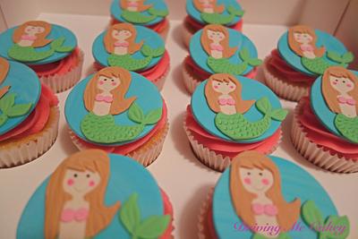 Mermaid Cupcake toppers - Cake by Jaymie