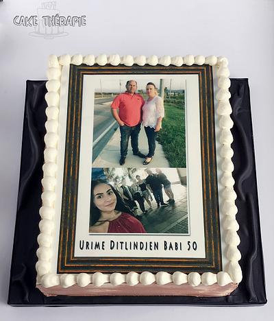 50th birthday photo cake - Cake by Caketherapie